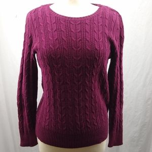 St. John's Bay Sweater | M | Burgundy